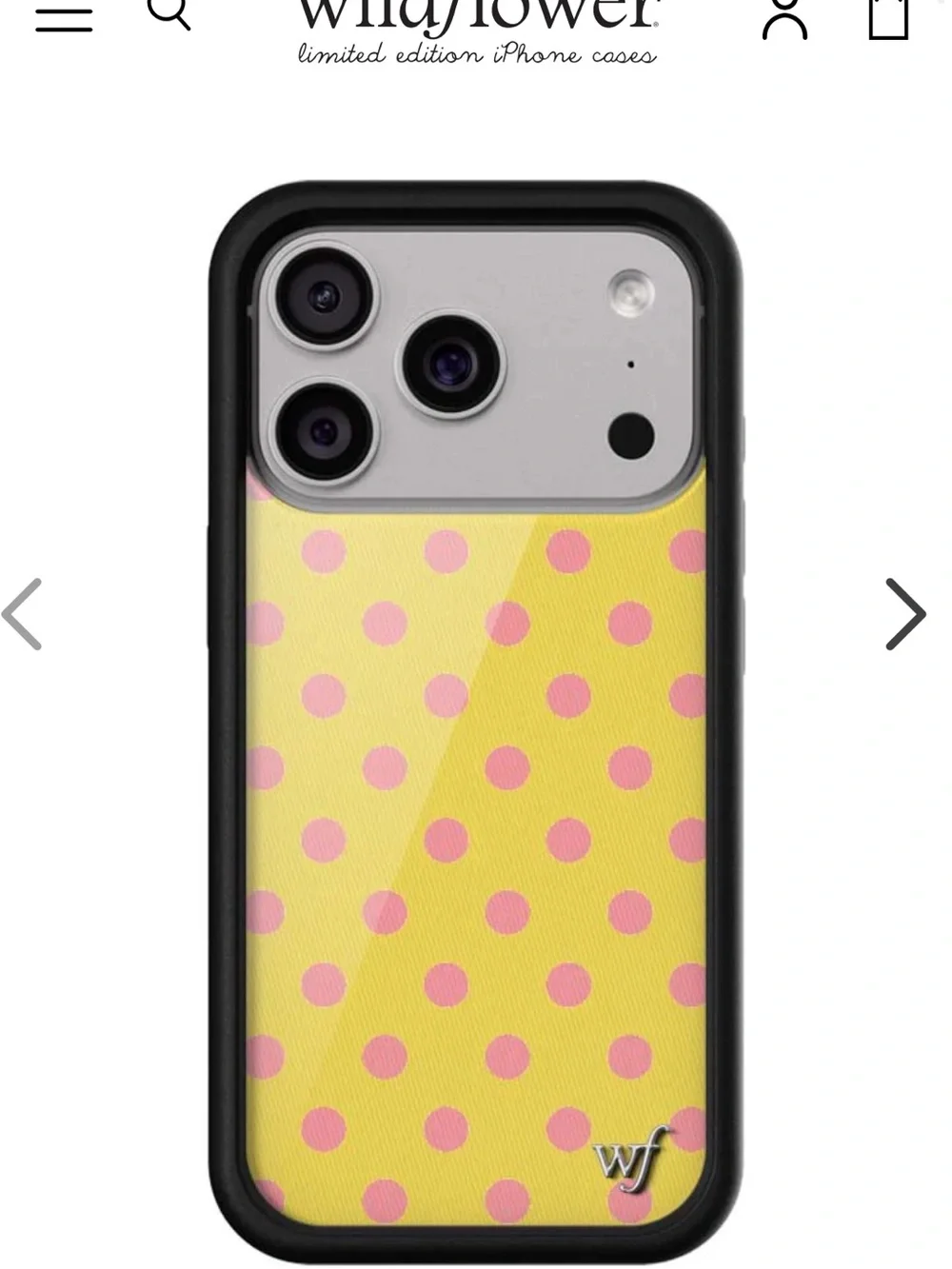 Wildflower Polka Dot | Yellow and Pink